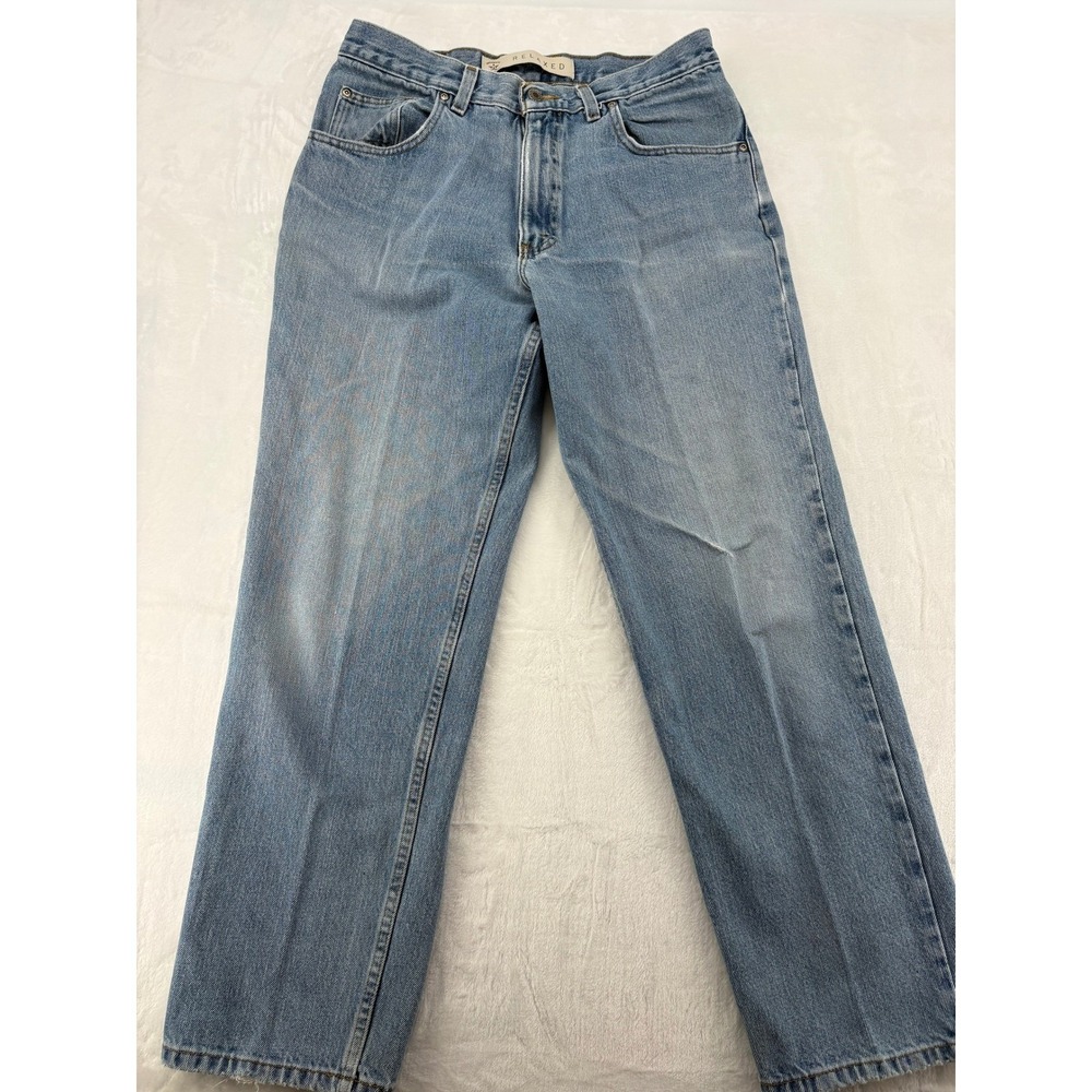 Arizona Jean Co Relaxed Fit‎ Mens 32x30 Blue Jeans Premium Denim Medium Wash